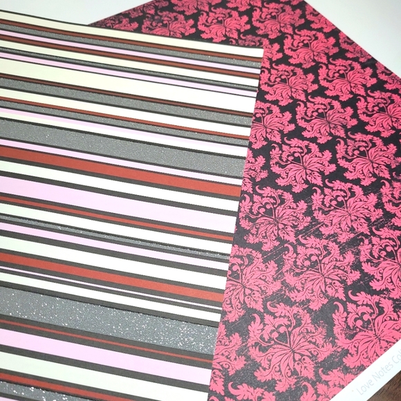 Pink and Red Scrapbook Paper Bundle - Picture 6 of 7